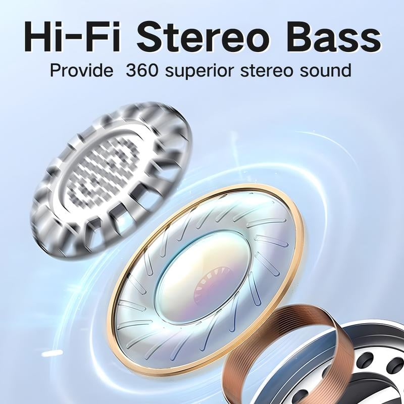 🏆AI-Powered Wireless Bluetooth 5.4 Earphones | Ultra-Clear Translation & Perfect iOS & Android Fit! 🎧🤖✨