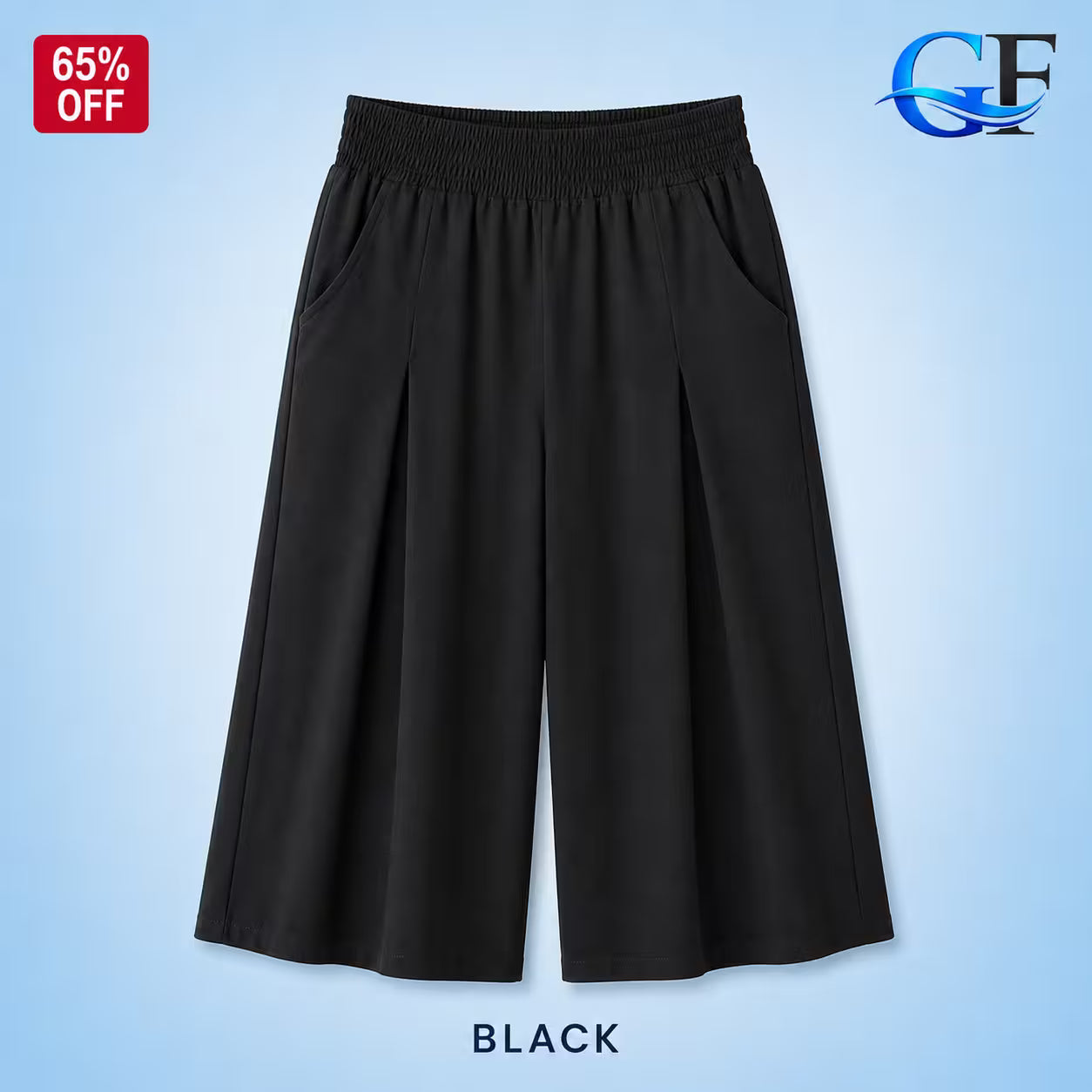 GraceFlow — Skirt-Look Wide Leg Culotte Pants