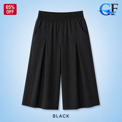 GraceFlow — Skirt-Look Wide Leg Culotte Pants