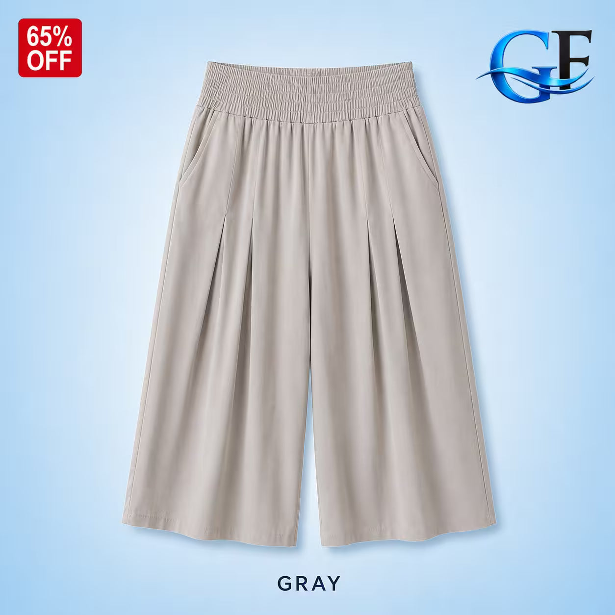 GraceFlow — Skirt-Look Wide Leg Culotte Pants