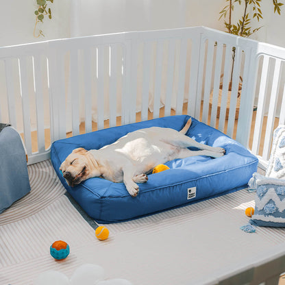 Fully Orthopedic Surround Support Waterproof Large Dog Bed for Crate