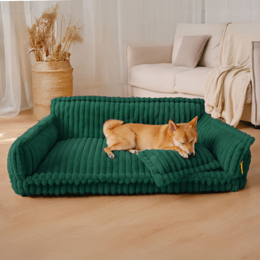 Large Washable Fluffy Orthopedic Soft Dog Pillow Outdoor Dog Sofa Bed-Snoozy Dream