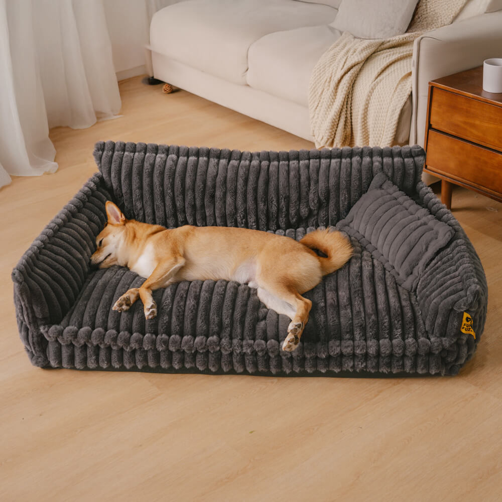 Large Washable Fluffy Orthopedic Soft Dog Pillow Outdoor Dog Sofa Bed-Snoozy Dream