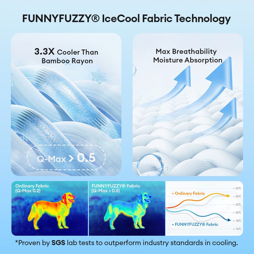 Extra Large Cooling Washable Rectangle Orthopedic Dog Bed - Outdoor