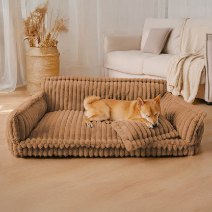 Large Washable Fluffy Orthopedic Soft Dog Pillow Outdoor Dog Sofa Bed-Snoozy Dream