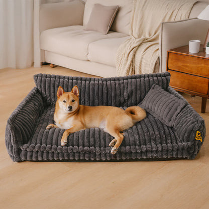 Large Washable Fluffy Orthopedic Soft Dog Pillow Outdoor Dog Sofa Bed-Snoozy Dream