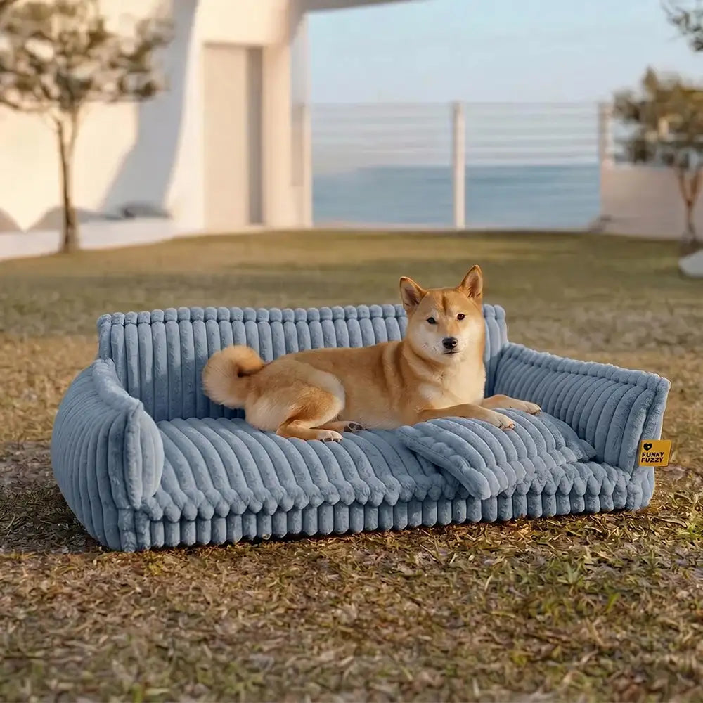 Large Washable Fluffy Orthopedic Soft Dog Pillow Outdoor Dog Sofa Bed-Snoozy Dream