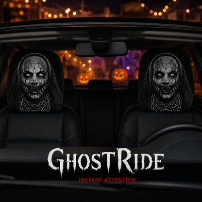 GhostRide™ Spooky Car Headrest Covers