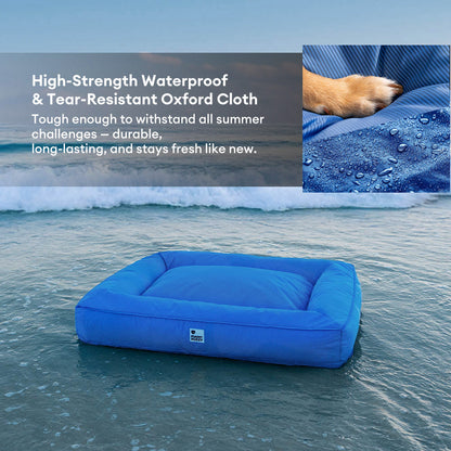 Fully Orthopedic Surround Support Waterproof Large Dog Bed for Crate