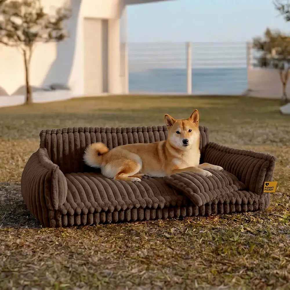 Large Washable Fluffy Orthopedic Soft Dog Pillow Outdoor Dog Sofa Bed-Snoozy Dream