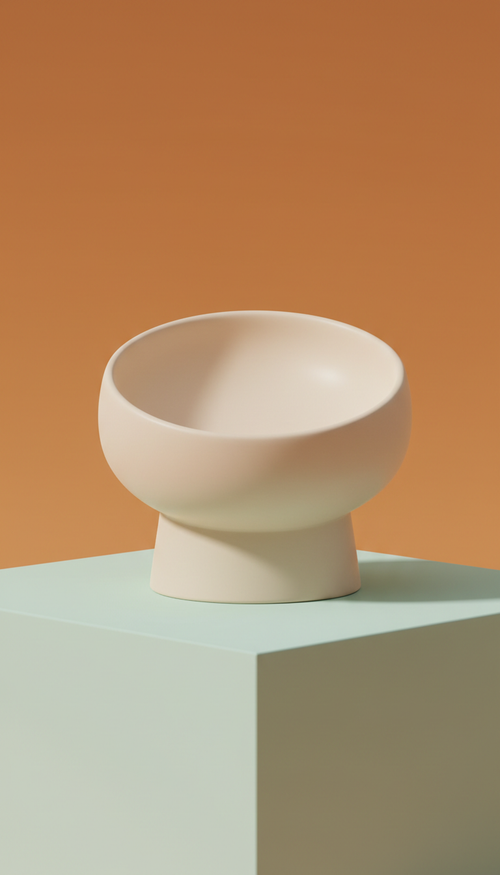 Ceramic Pet Feeder with Non-Slip Base