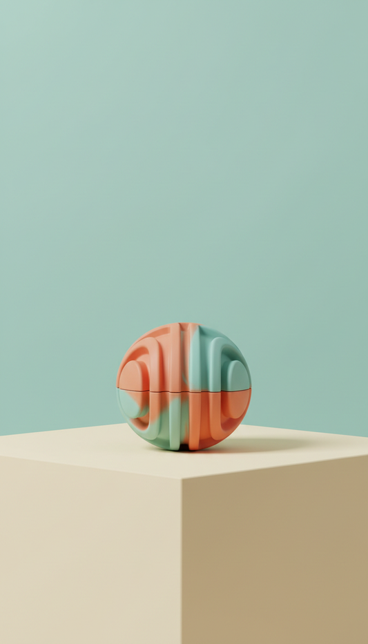 Interactive Rubber Chew Toy with Treat Pocket