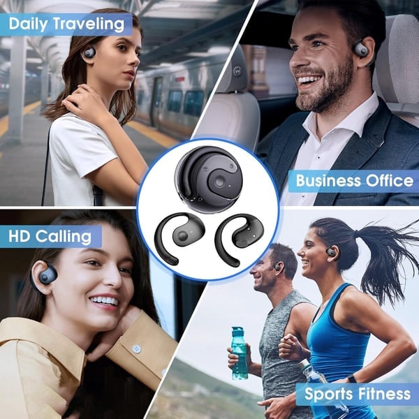 🏆AI-Powered Wireless Bluetooth 5.4 Earphones | Ultra-Clear Translation & Perfect iOS & Android Fit! 🎧🤖✨