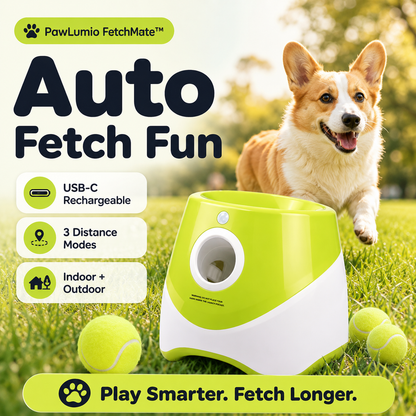 PawLumio FetchMate™ Automatic Dog Ball Launcher