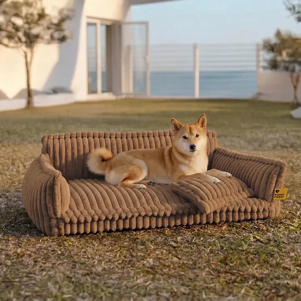 Large Washable Fluffy Orthopedic Soft Dog Pillow Outdoor Dog Sofa Bed-Snoozy Dream
