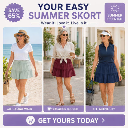 FlowySkort™ 2-in-1 flowy twirly skort