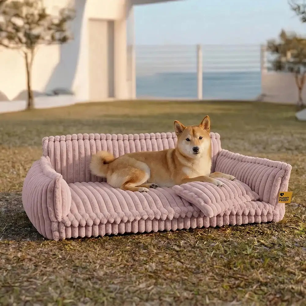 Large Washable Fluffy Orthopedic Soft Dog Pillow Outdoor Dog Sofa Bed-Snoozy Dream
