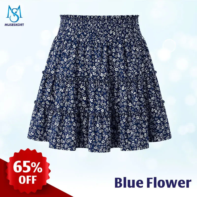 MuseSkort™ High-Waisted Tiered Ruffle Skort