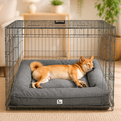 Fully Orthopedic Surround Support Waterproof Large Dog Bed for Crate
