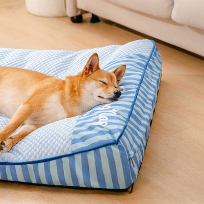 Extra Large Cooling Washable Rectangle Orthopedic Dog Bed - Home Office