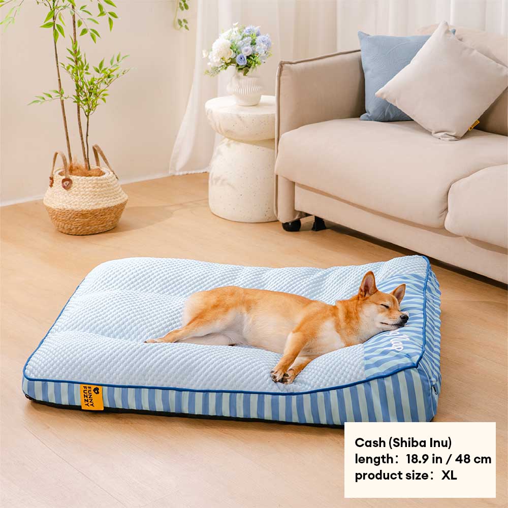Extra Large Cooling Washable Rectangle Orthopedic Dog Bed - Home Office