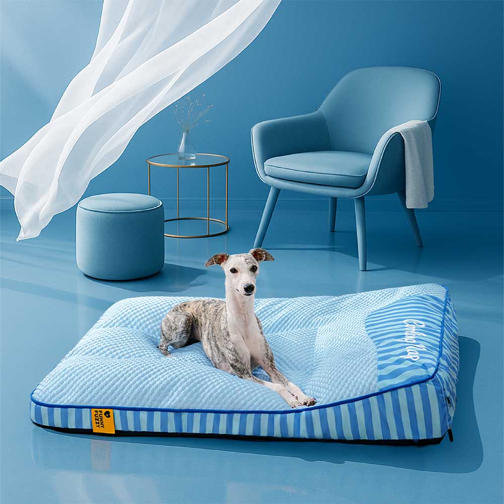 Extra Large Cooling Washable Rectangle Orthopedic Dog Bed - Home Office