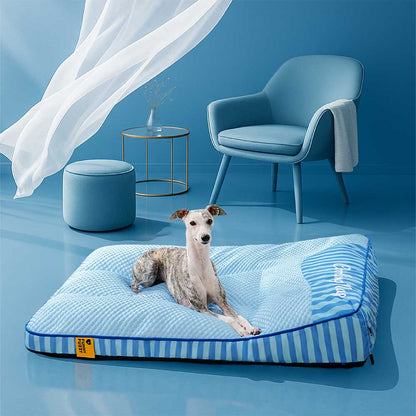 Extra Large Cooling Washable Rectangle Orthopedic Dog Bed - Home Office