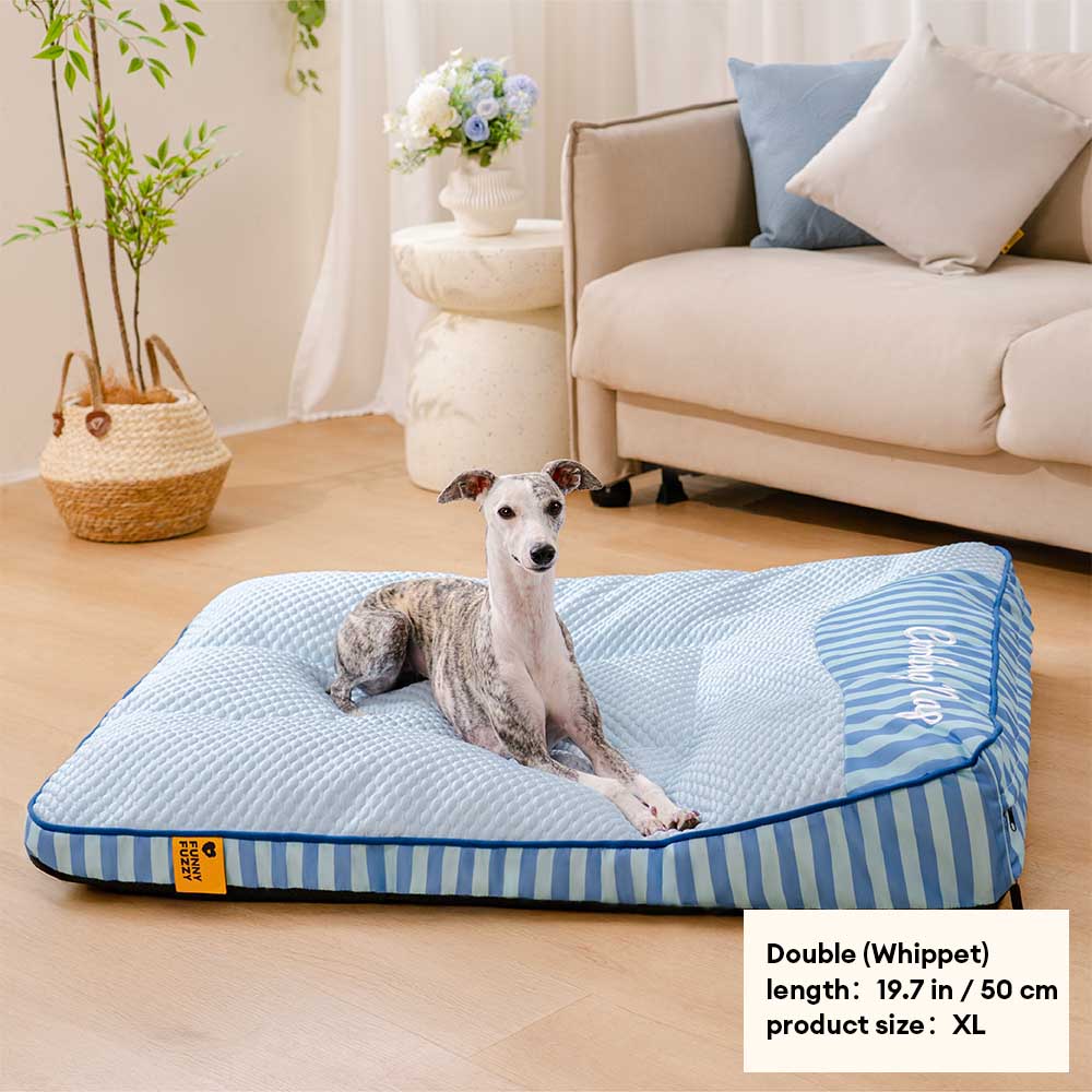 Extra Large Cooling Washable Rectangle Orthopedic Dog Bed - Home Office