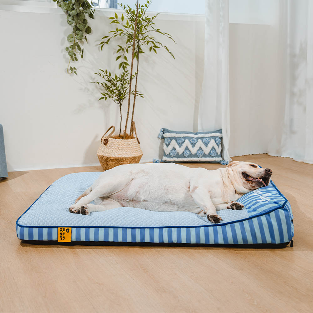 Extra Large Cooling Washable Rectangle Orthopedic Dog Bed - Home Office