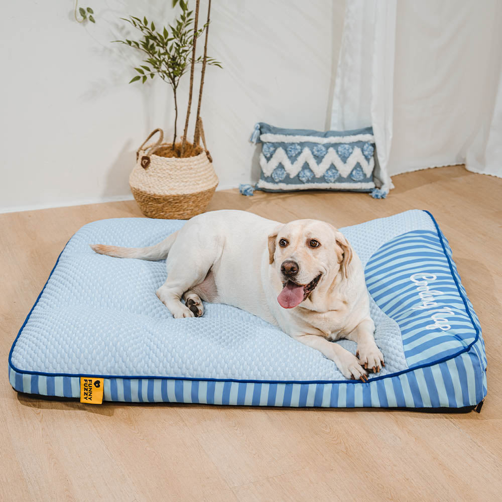 Extra Large Cooling Washable Rectangle Orthopedic Dog Bed - Home Office