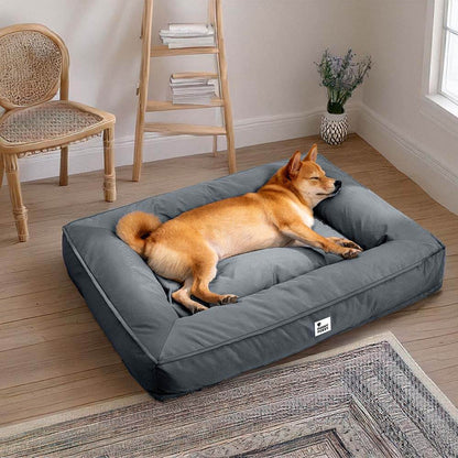 Fully Orthopedic Surround Support Waterproof Large Outdoor Dog Bed