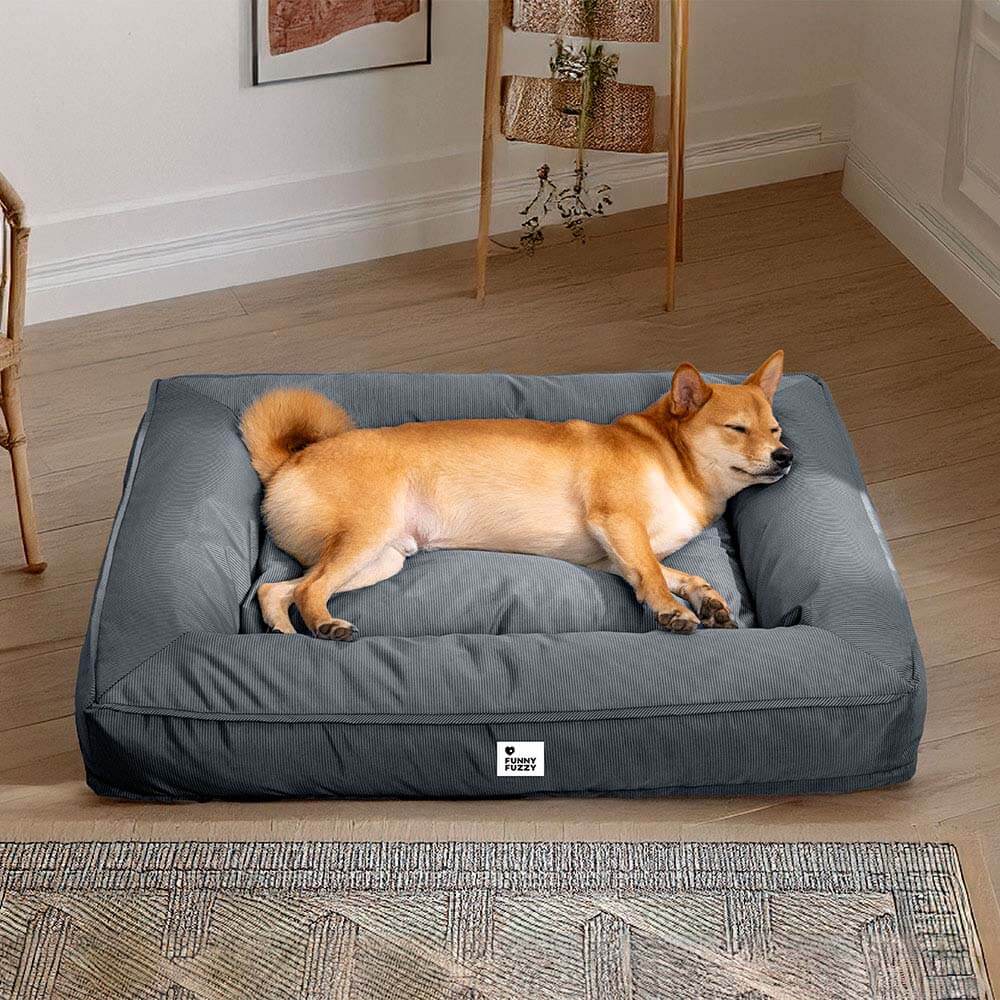 Fully Orthopedic Surround Support Waterproof Large Outdoor Dog Bed