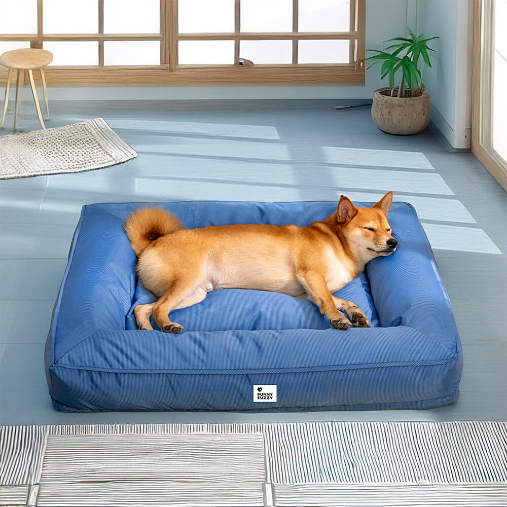 Fully Orthopedic Surround Support Waterproof Large Outdoor Dog Bed
