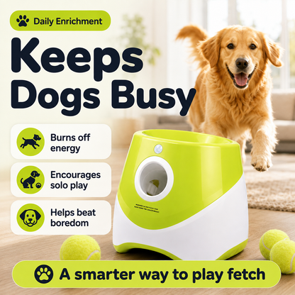 PawLumio FetchMate™ Automatic Dog Ball Launcher