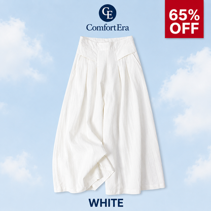 ComfortEra™ Flattering Soft Linen Palazzo Pants