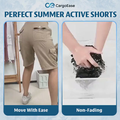 CargoEase - Women 6 Pockets Lightweight Hiking Cargo Shorts